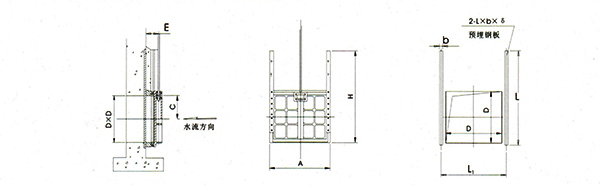 AXF-300mm到AXF-1000mm安裝布置圖